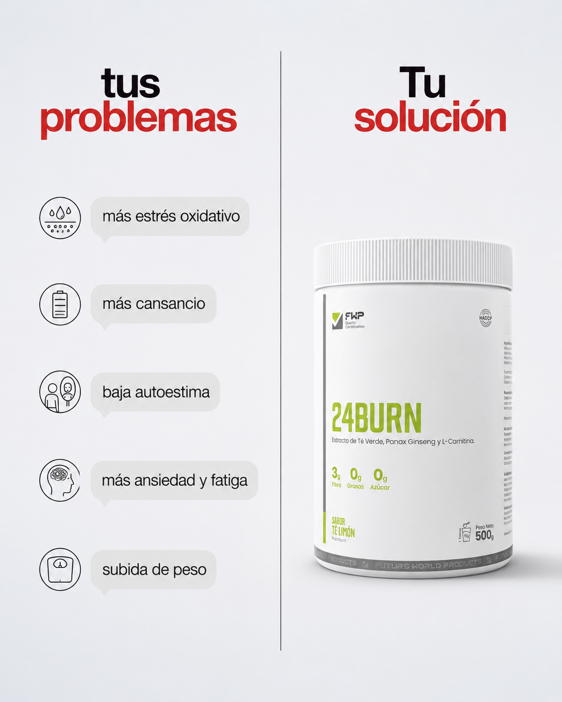 24BURN - Energizante | Reductor de tallas